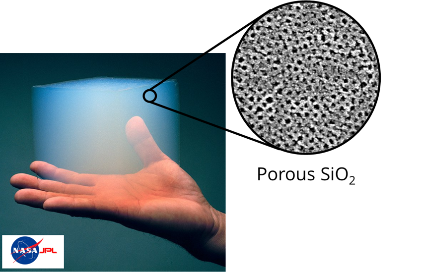 Aerogel outlet